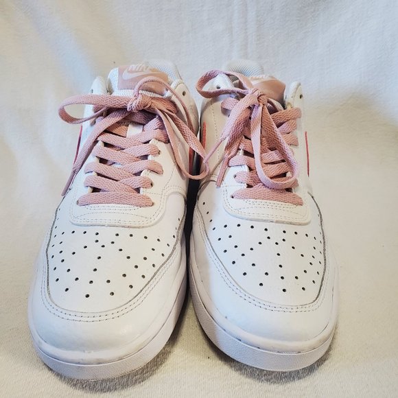 Nike Court Vision Low 'Next Nature Sail White Pink Oxford' Women's 11/Men's 9.5 - Picture 3 of 10